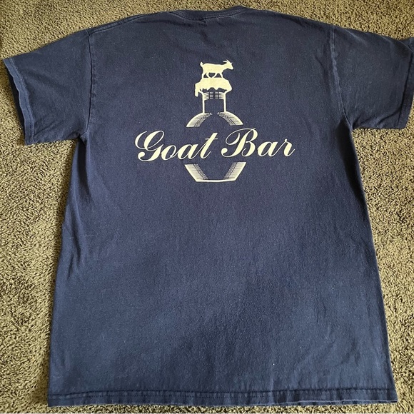 Goat Bar (Raleigh, NC) navy size medium tshirt - Picture 3 of 4